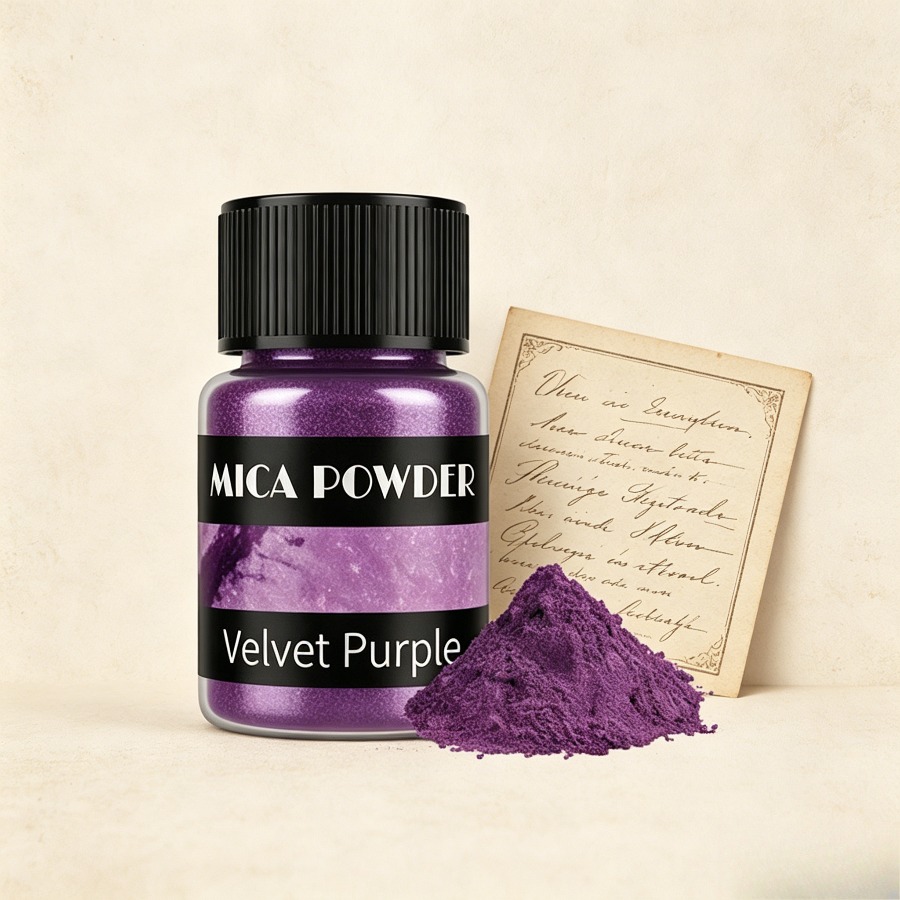 Soap Making Ingredients - Polvere di Mica Viola Vellutata per
