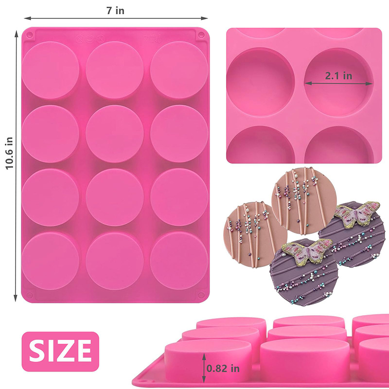 Stampi in Silicone Rotondi a 1 - Soap Making Name recensione e prezzo